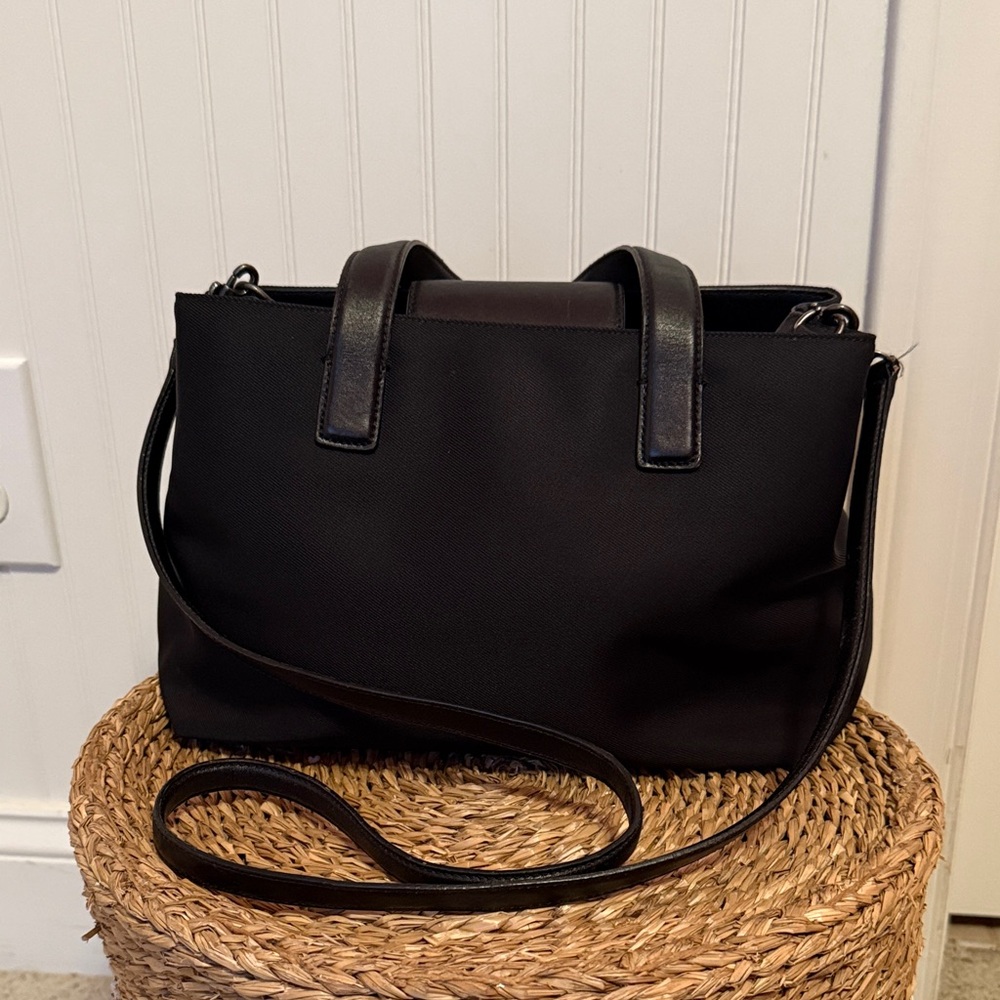 Coach Classic Black Tote with Crossbody Strap - Great Condition - Picture 2 of 13